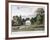 Old Park, Clapham, London, C1830-Frederick Mackenzie-Framed Giclee Print