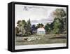 Old Park, Clapham, London, C1830-Frederick Mackenzie-Framed Stretched Canvas