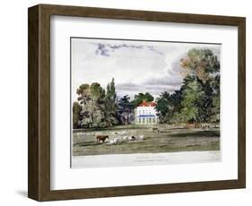 Old Park, Clapham, London, C1830-Frederick Mackenzie-Framed Giclee Print