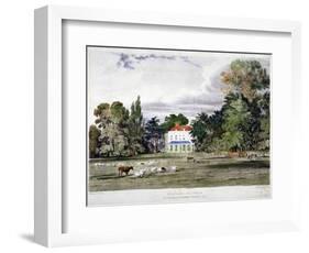 Old Park, Clapham, London, C1830-Frederick Mackenzie-Framed Giclee Print