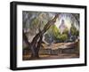 Old Pasadena-Ejnar Hansen-Framed Art Print