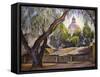 Old Pasadena-Ejnar Hansen-Framed Stretched Canvas