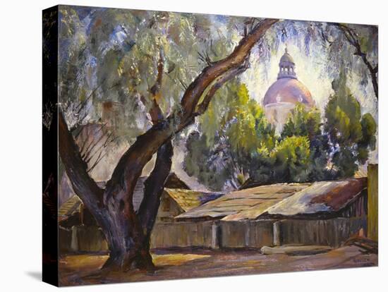 Old Pasadena-Ejnar Hansen-Stretched Canvas