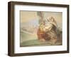 Old Peasant Lady-Giandomenico Tiepolo-Framed Giclee Print