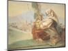 Old Peasant Lady-Giandomenico Tiepolo-Mounted Giclee Print