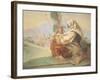 Old Peasant Lady-Giandomenico Tiepolo-Framed Giclee Print