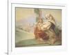 Old Peasant Lady-Giandomenico Tiepolo-Framed Giclee Print