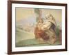 Old Peasant Lady-Giandomenico Tiepolo-Framed Giclee Print