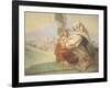 Old Peasant Lady-Giandomenico Tiepolo-Framed Giclee Print