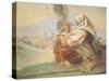 Old Peasant Lady-Giandomenico Tiepolo-Stretched Canvas