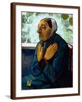 Old Peasant Woman, c.1905-Paula Modersohn-Becker-Framed Giclee Print