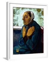 Old Peasant Woman, c.1905-Paula Modersohn-Becker-Framed Giclee Print