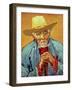 Old Peasant-Vincent van Gogh-Framed Giclee Print