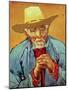 Old Peasant-Vincent van Gogh-Mounted Giclee Print