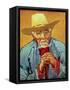 Old Peasant-Vincent van Gogh-Framed Stretched Canvas