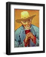 Old Peasant-Vincent van Gogh-Framed Giclee Print