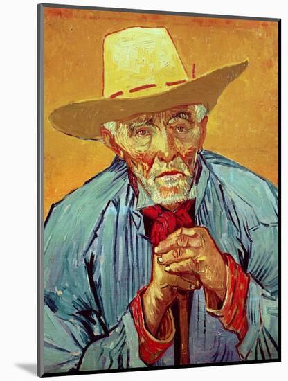 Old Peasant-Vincent van Gogh-Mounted Giclee Print