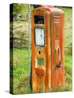 Old Petrol Pump, Taoroa Junction, Rangitikei, North Island, New Zealand-David Wall-Stretched Canvas