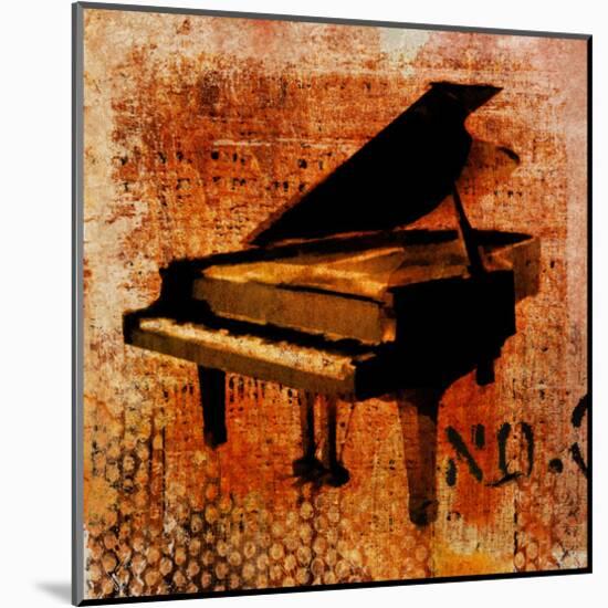 Old Piano-Irena Orlov-Mounted Art Print