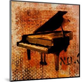 Old Piano-Irena Orlov-Mounted Art Print