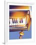 Old Piano-David Chestnutt-Framed Giclee Print