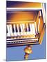 Old Piano-David Chestnutt-Mounted Giclee Print
