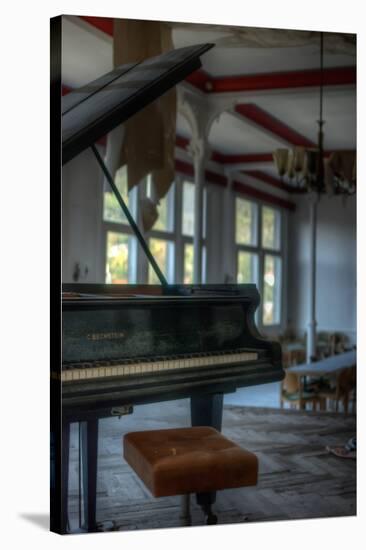 Old Piano-Nathan Wright-Stretched Canvas