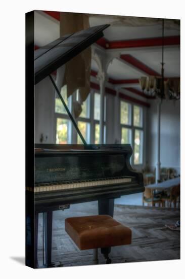Old Piano-Nathan Wright-Stretched Canvas