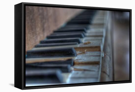 Old Piano-Nathan Wright-Framed Stretched Canvas