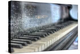 Old Piano-Nathan Wright-Stretched Canvas