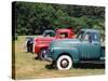 Old Pick-Up Trucks, USA-Walter Bibikow-Stretched Canvas
