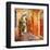 Old Pictorial Greek Streets-null-Framed Art Print