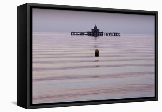 Old Pier, Herne Bay-Adrian Campfield-Framed Stretched Canvas