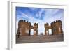 Old Pier Towers at Withernsea, East Riding of Yorkshire, Yorkshire, England, United Kingdom, Europe-Mark Sunderland-Framed Photographic Print