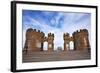 Old Pier Towers at Withernsea, East Riding of Yorkshire, Yorkshire, England, United Kingdom, Europe-Mark Sunderland-Framed Photographic Print
