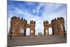 Old Pier Towers at Withernsea, East Riding of Yorkshire, Yorkshire, England, United Kingdom, Europe-Mark Sunderland-Mounted Photographic Print