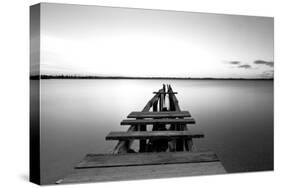 Old Pier-null-Stretched Canvas