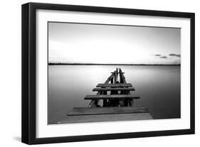 Old Pier-null-Framed Photographic Print