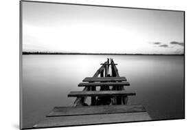 Old Pier-null-Mounted Photographic Print