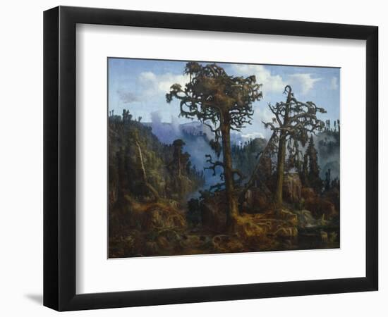 Old Pines, 1865-Hans Gude-Framed Giclee Print