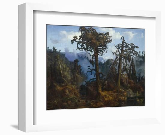 Old Pines, 1865-Hans Gude-Framed Giclee Print