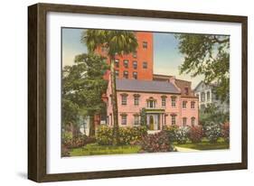 Old Pink House, Savannah, Georgia-null-Framed Art Print