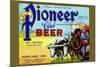 Old Pioneer Club Beer-null-Mounted Art Print