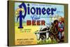 Old Pioneer Club Beer-null-Stretched Canvas