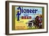 Old Pioneer Club Beer-null-Framed Art Print