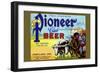 Old Pioneer Club Beer-null-Framed Art Print