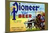 Old Pioneer Club Beer-null-Mounted Art Print