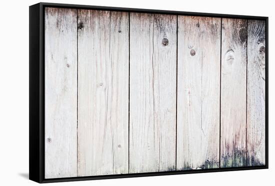 Old Planks Background-BenjaminLion-Framed Stretched Canvas