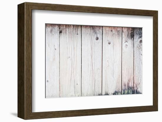 Old Planks Background-BenjaminLion-Framed Photographic Print