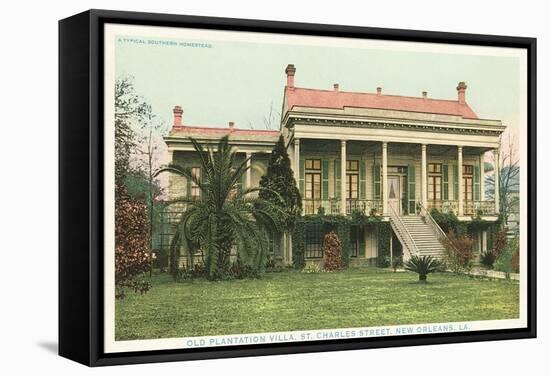 Old Plantation, New Orleans, Louisiana-null-Framed Stretched Canvas